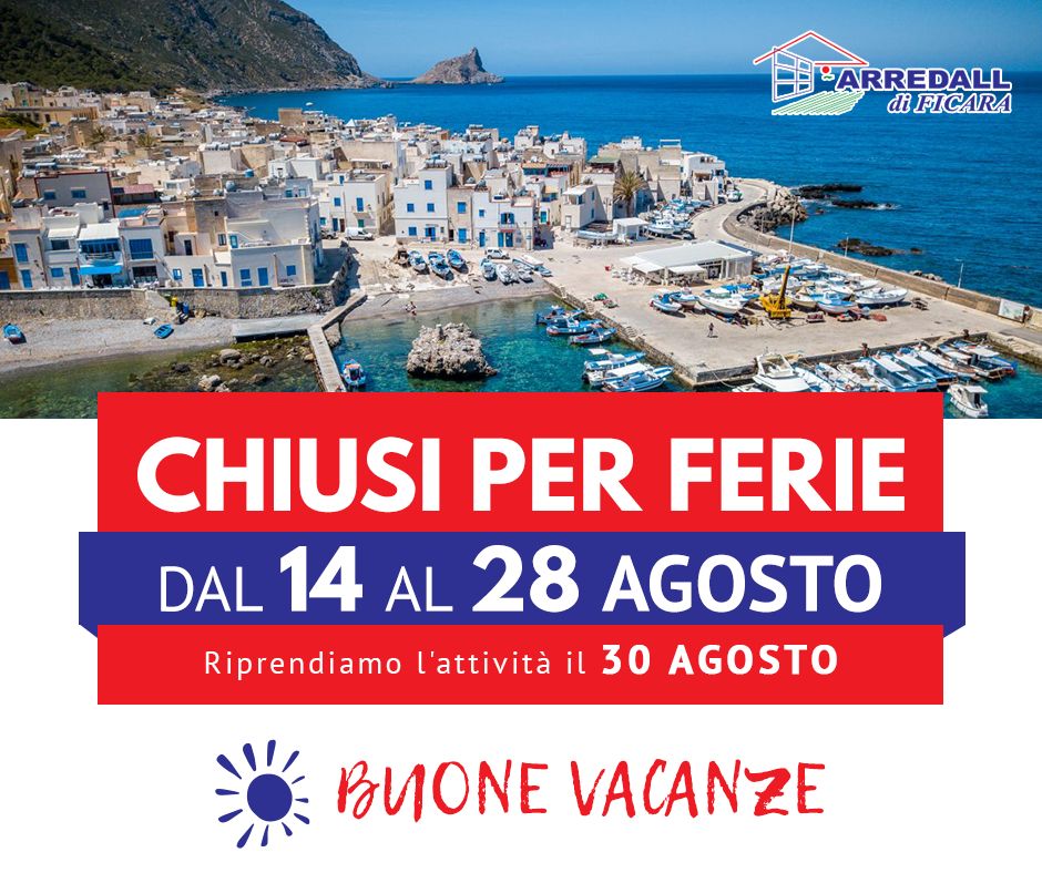 CHIUSURA FERIE ESTIVE