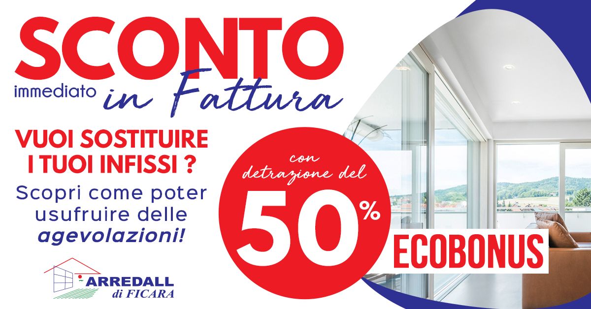 SCONTO IN FATTURA 50%