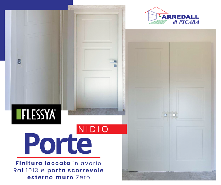 Una #soluzione #leggera, #adatta ad un ambiente sensibile alle trasformazioni e ai nuovi stili... stiamo parlando della linea di porte a marchio Flessya 🔝