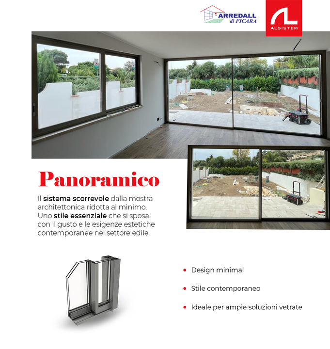 Elimina le barriere architettoniche grazie alla vetrata scorrevole #panoramico! 🔝