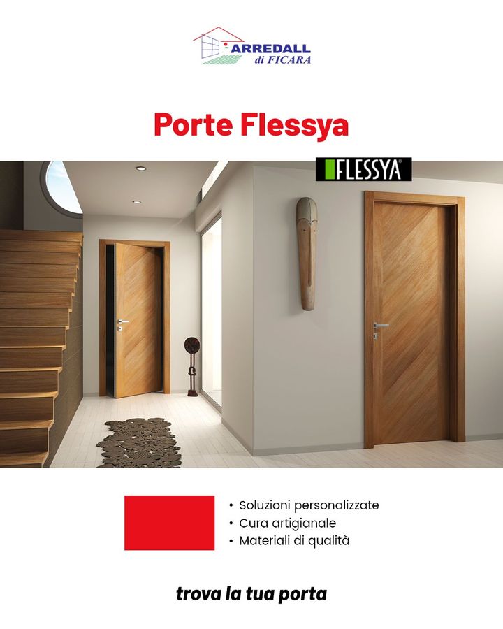 👉 Porte interne FLESSYA 🚪

Da Arredall trovi una vasta gamma