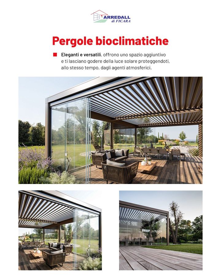 PERGOLA BIOCLIMATICA  Valorizza il tuo outdoor 👌

Trasforma il tuo