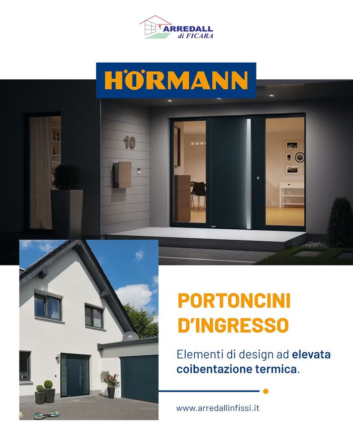 I portoncini d'ingresso #Hörmann sono il mix perfetto tra design