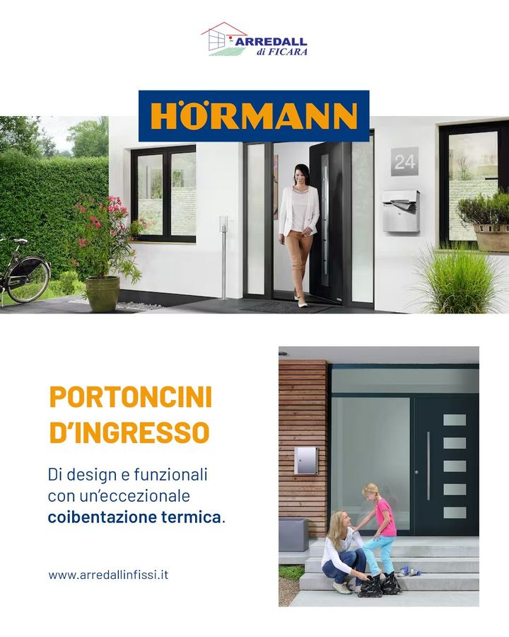 Scopri i #portoncini d'ingresso Hormann nel nostro showroom! 🏡
Funzionali e