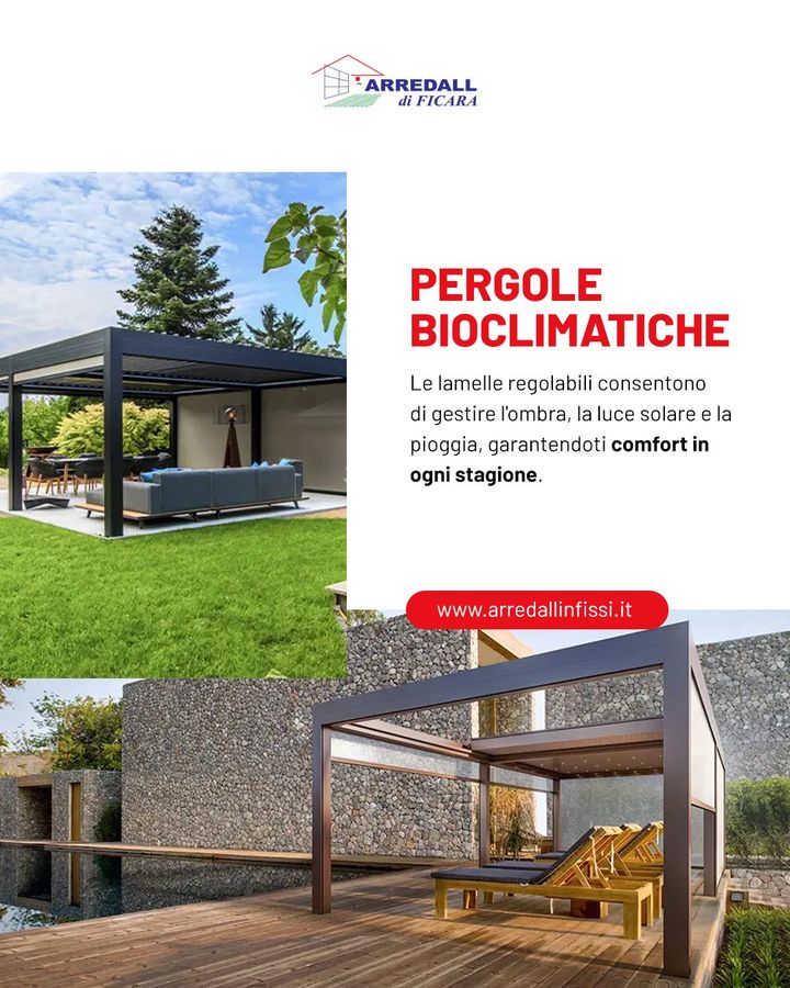 Un'esperienza all'aperto senza compromessi! 🏡🍃
Con le nostre #pergole #bioclimatiche, hai