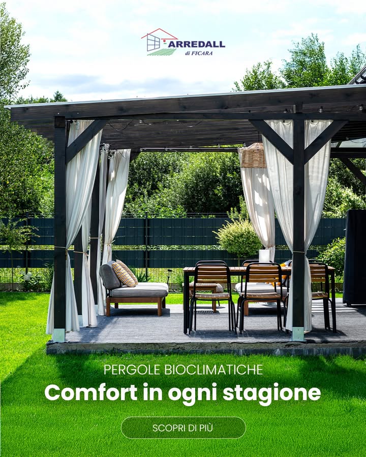 La libertà di vivere i tuoi spazi esterni tutto l’anno