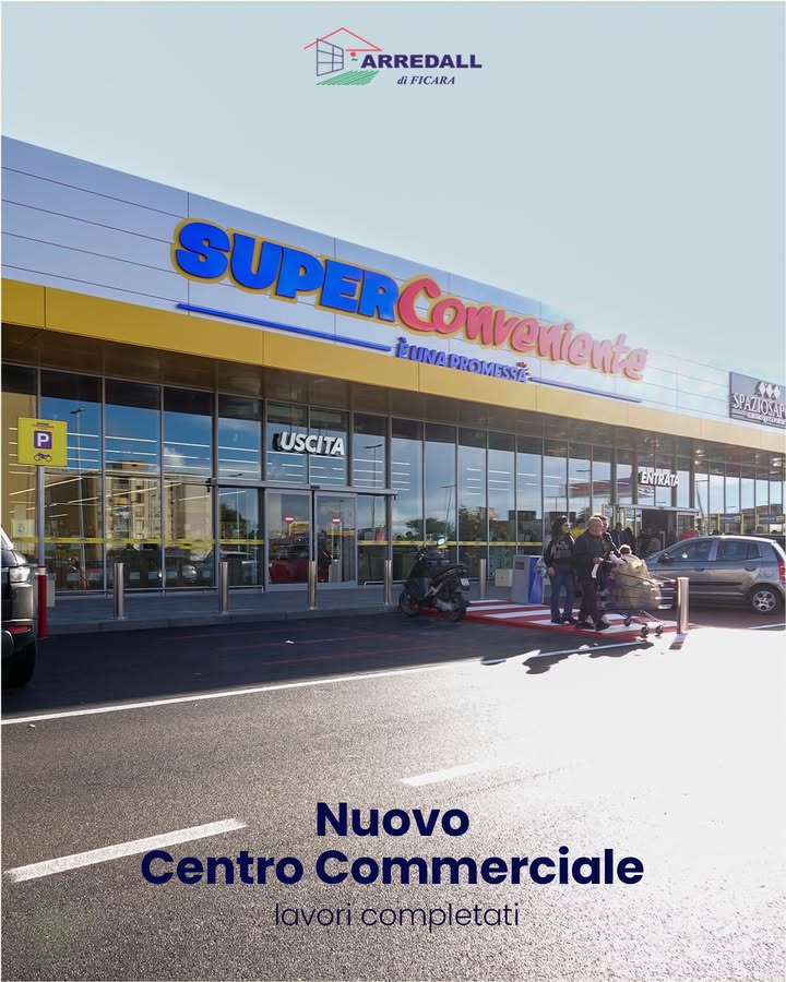 Sono ufficialmente conclusi i lavori presso il nuovo Centro Commerciale