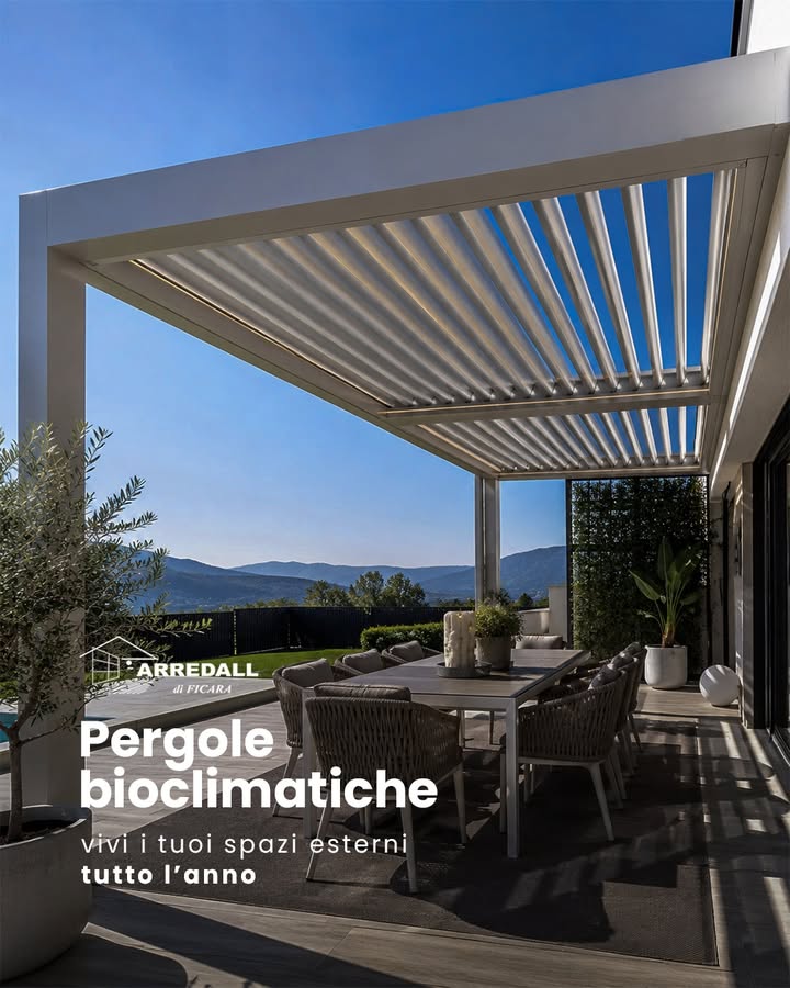 Vivi il tuo spazio esterno in ogni stagione ☀️
Le pergole